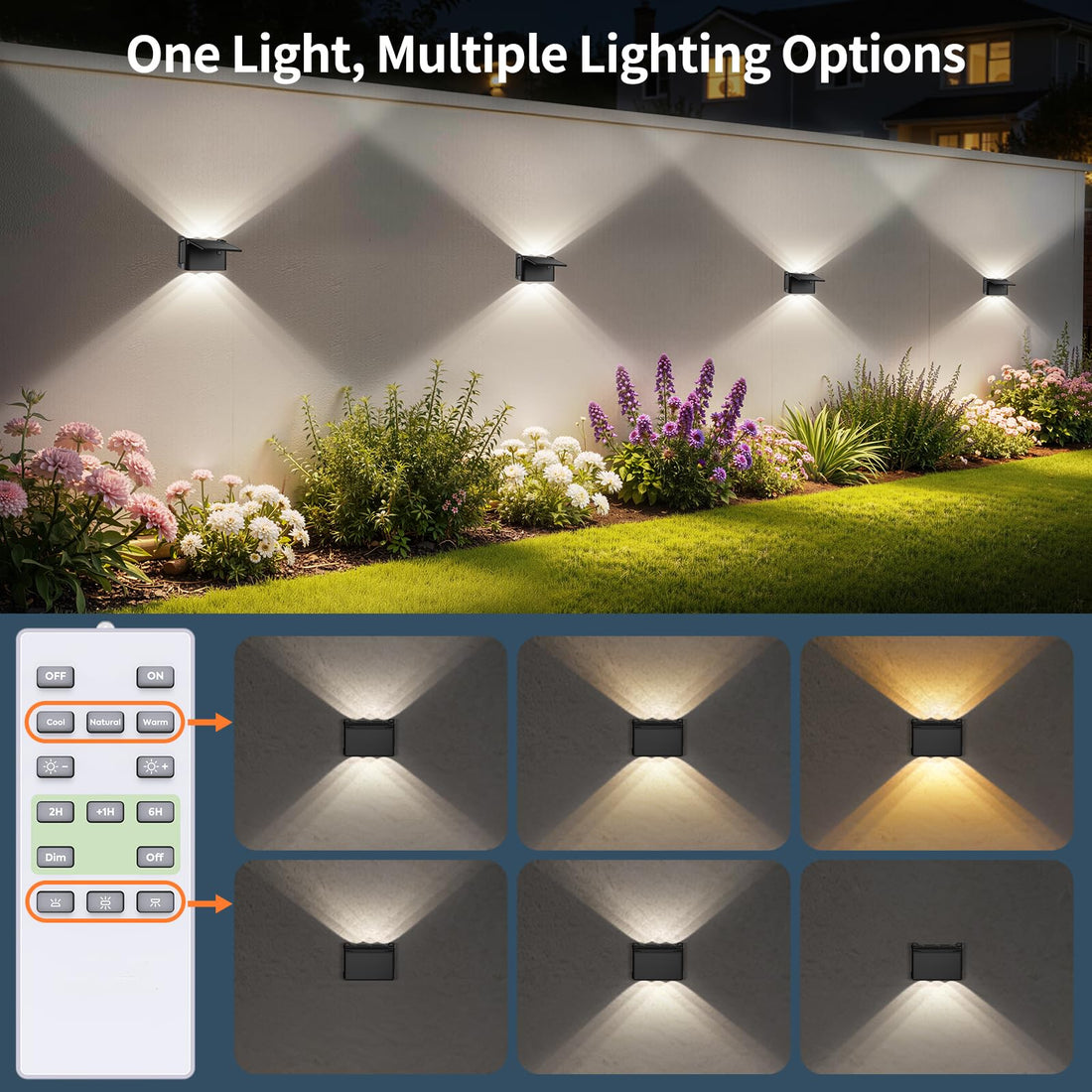 Solar Wall Sconce Lights