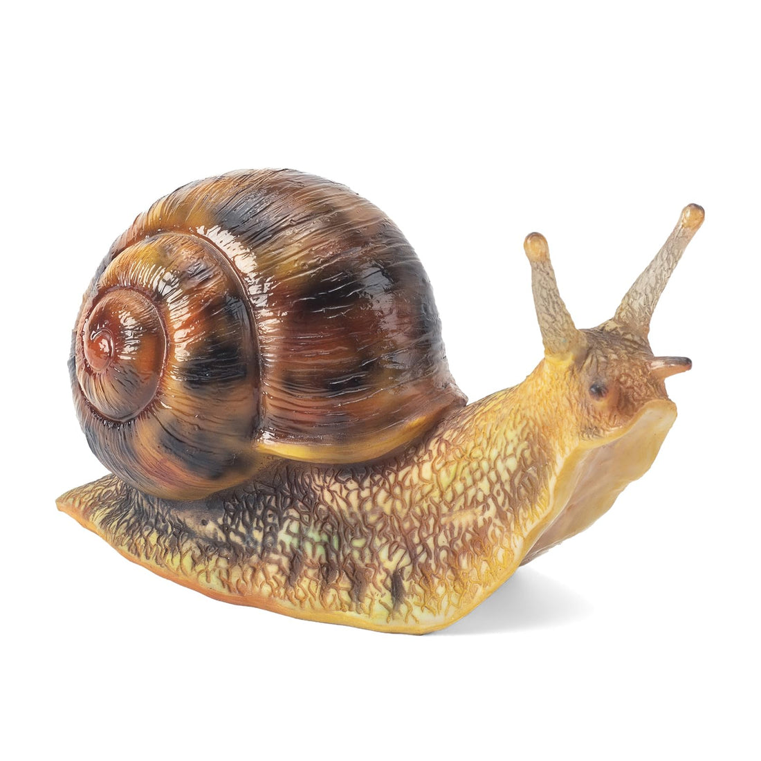 Resin Garden Snail Sculpture, 6.32 Inch Outdoor Courtyard Decor