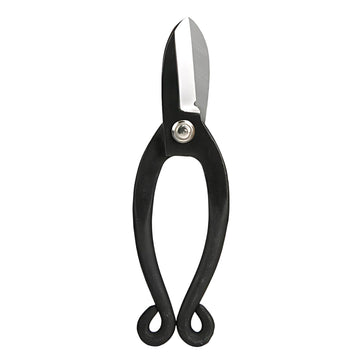 6.5 Inch Japanese Pruning Shears, All-Black Floral Scissors for Ikebana