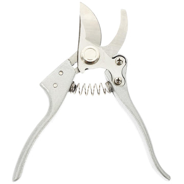 Pruning Shears with Shock-Absorbing Handles for Tree Trimming and Flower Cutting