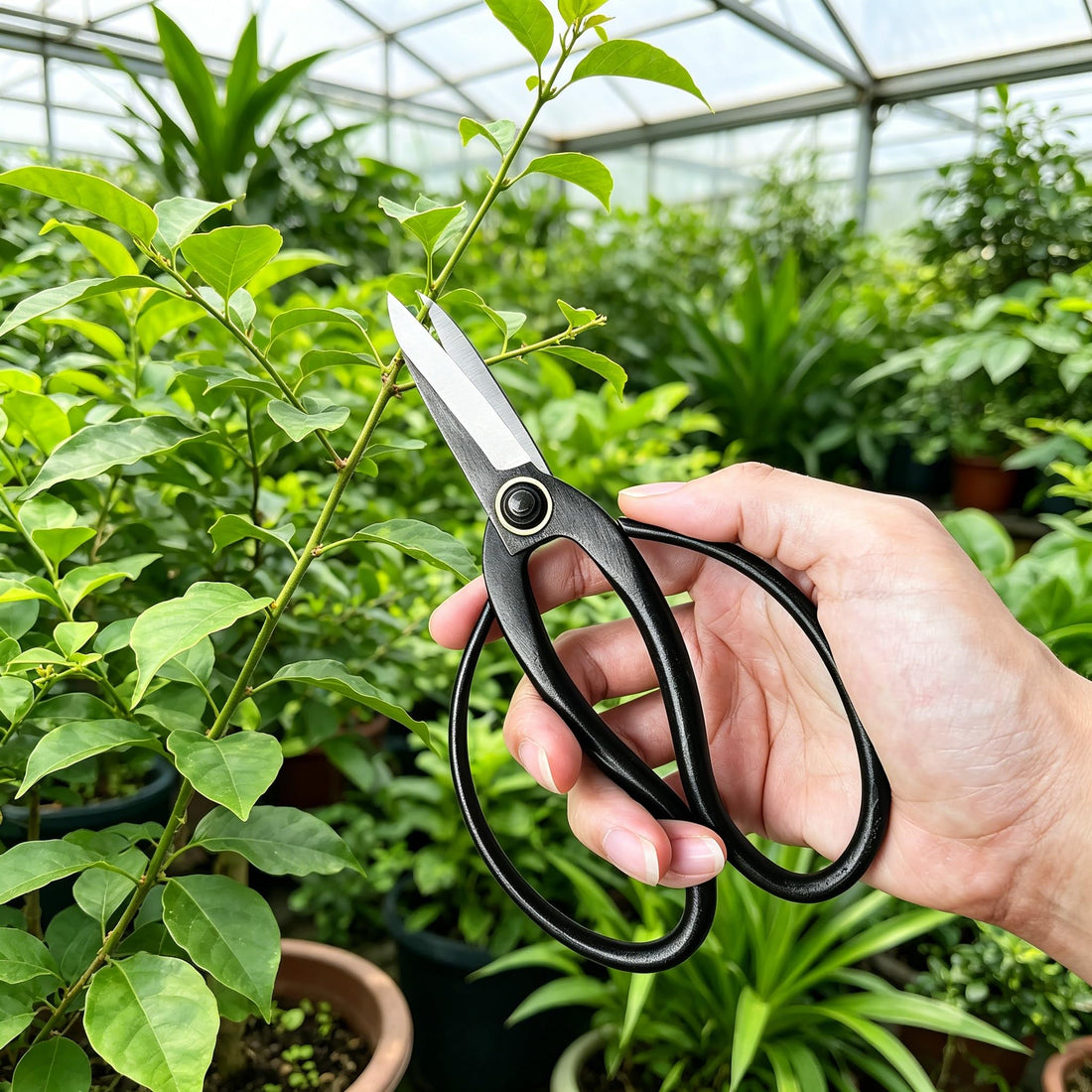 7.3 Inch Professional Bonsai Scissors with High Carbon Steel Blades